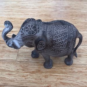 Decorative Elephant Metal/Ceramic